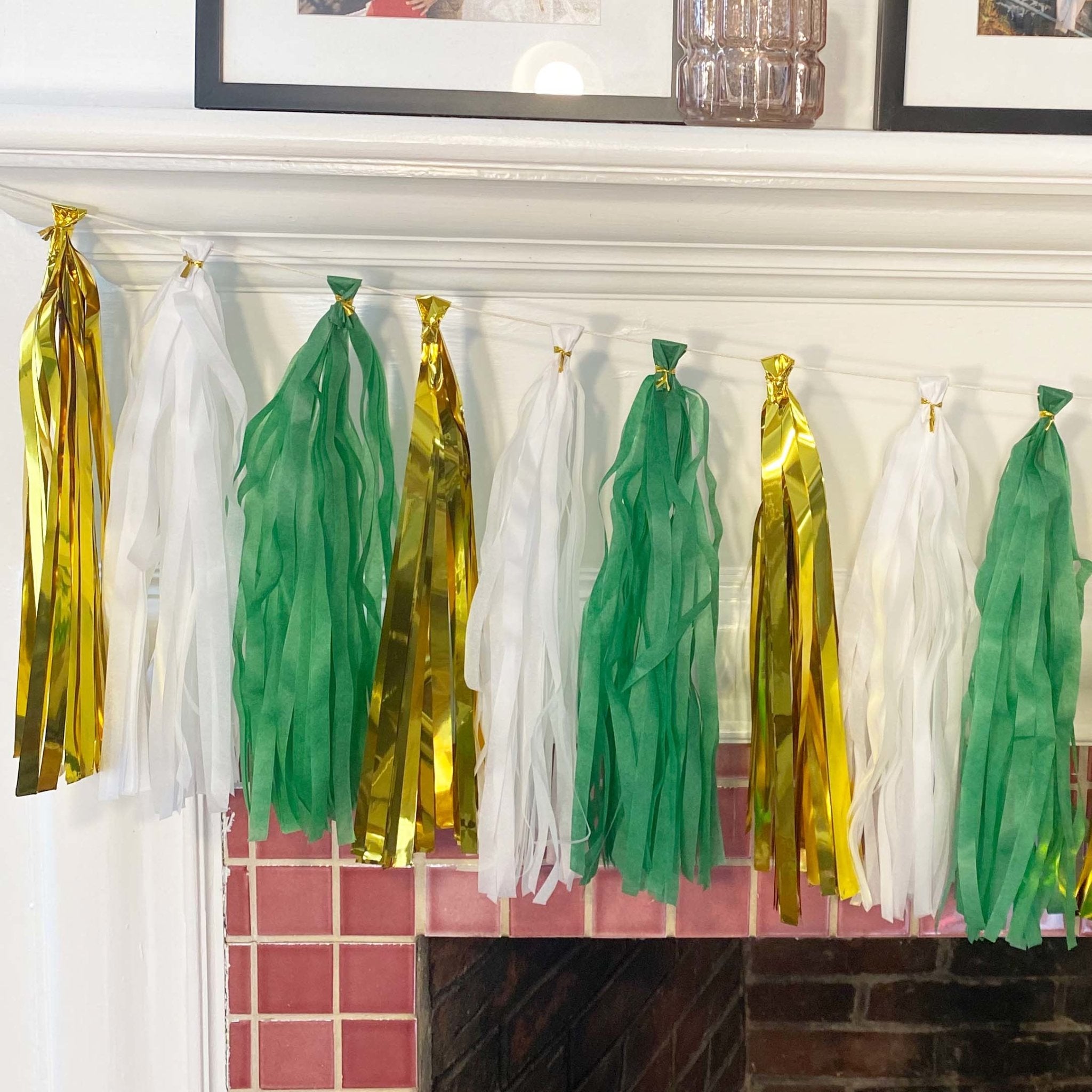 Wild One Safari Paper Tassel Tail - Tassel DIY Garland Kit - Ellie's Party Supply