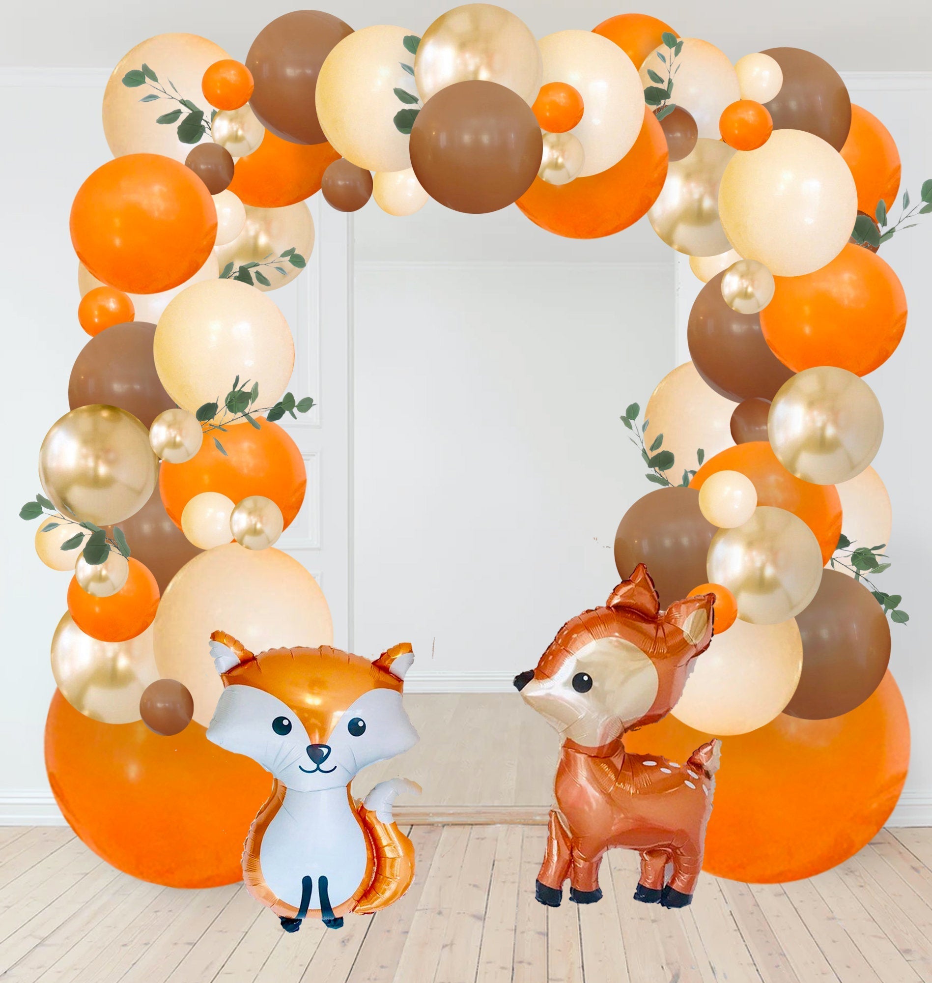 Woodland Fall Balloon Arch - DIY Balloon Garland Kit - Ellie's Party Supply